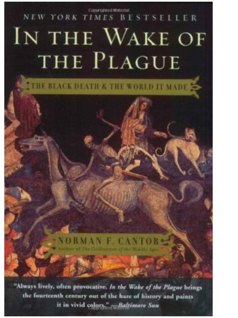 5/$15 Book In the Wake of the Plague Cantor Black Death Medieval History Europe